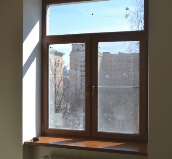 Монтаж ламинированного окна - фото - 3