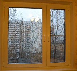 Монтаж двустворчатого окна - фото - 1