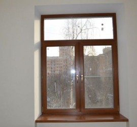 Установка ламинированного окна - фото - 3
